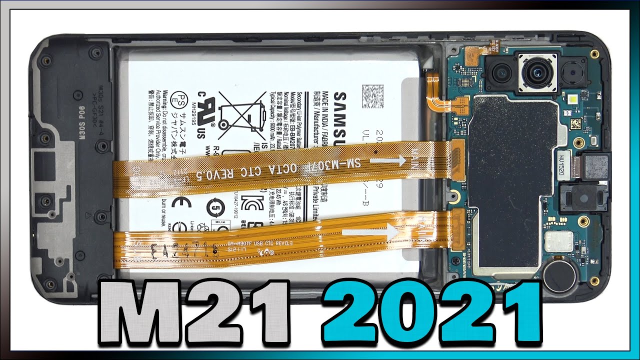Samsung Galaxy M21 2021 Edition Disassembly Teardown Repair Video Review