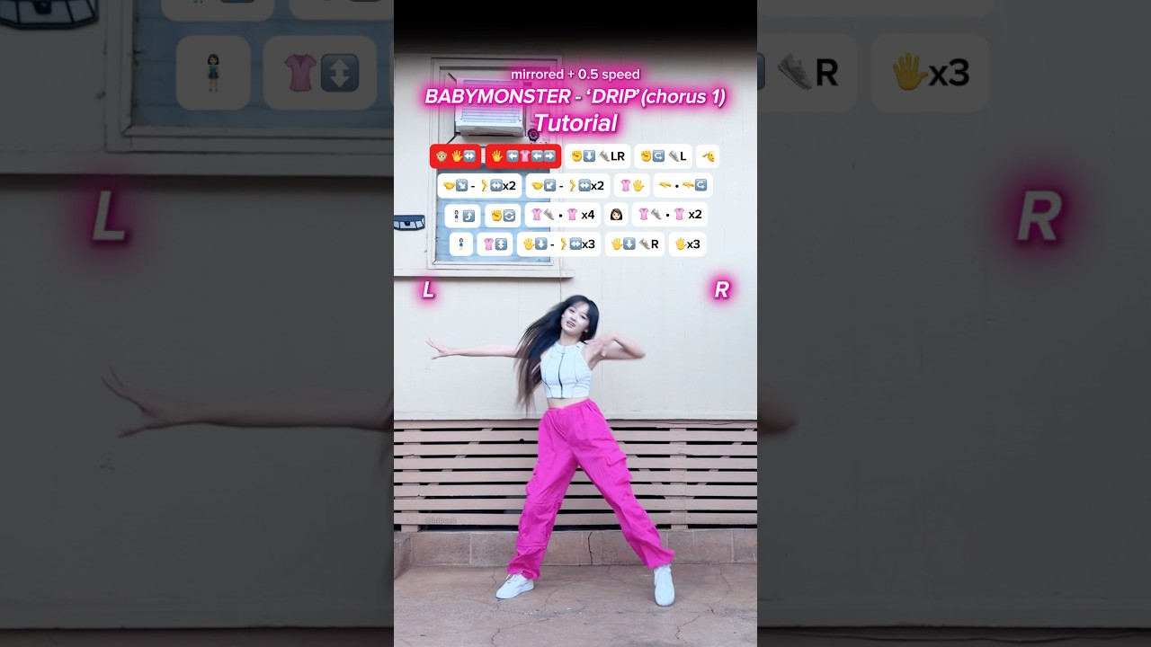 [TUTORIAL] BABYMONSTER - &lsquo;DRIP&rsquo; (chorus 1) dance #babymonster #drip #kpopdance