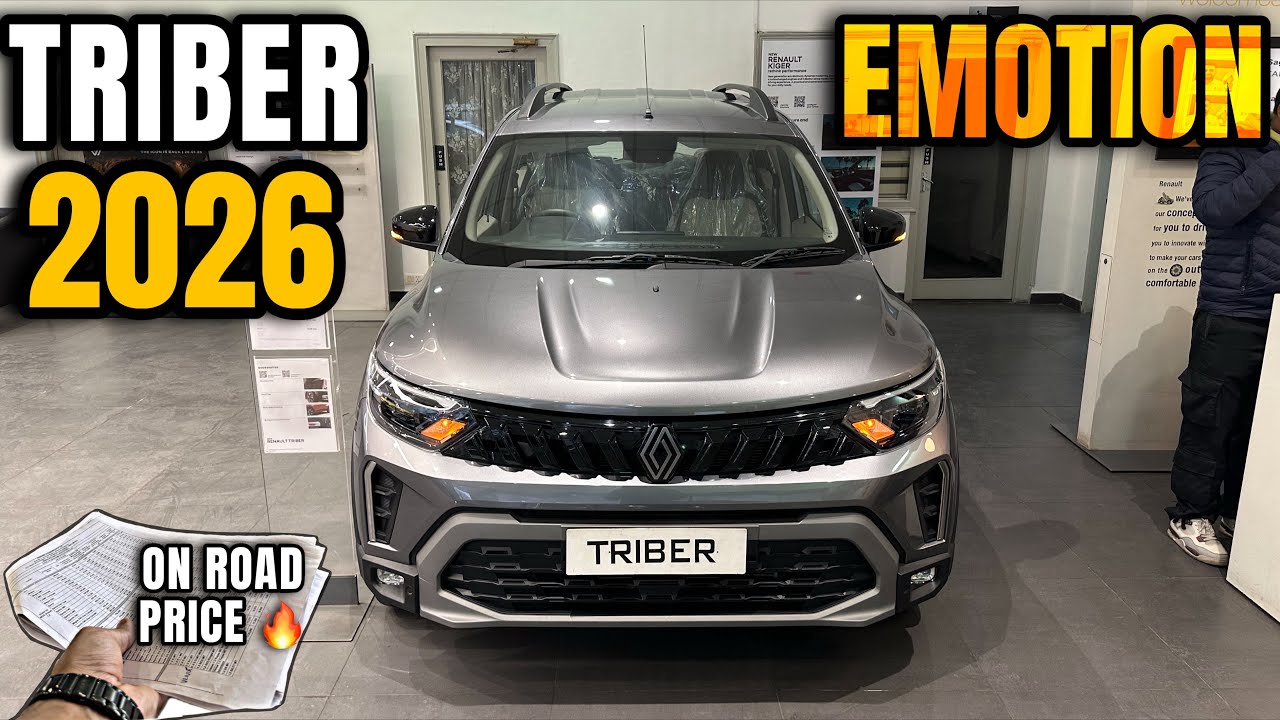 2026 New Renault Triber🔥Top Model Emotion सिर्फ 7.91 लाख | On Road Price?