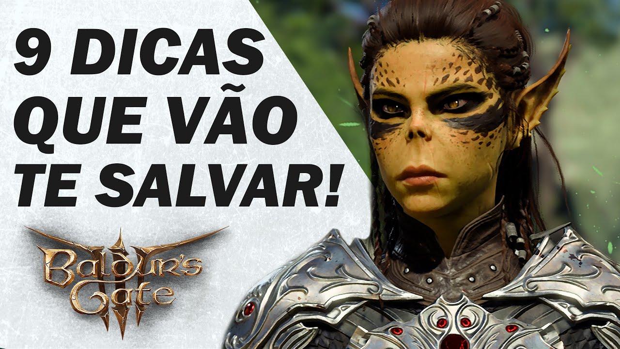 9 DICAS de BALDUR'S GATE 3 que você PRECISA saber ANTES de JOGAR! Vão te ajudar MUITO!