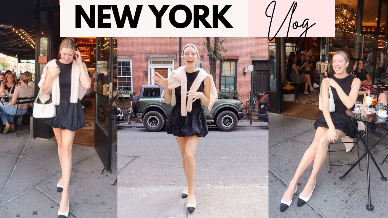 NYC VLOG: NYFW Pop Ups, Fall Shopping, Aperitivo Hour, Running around the City