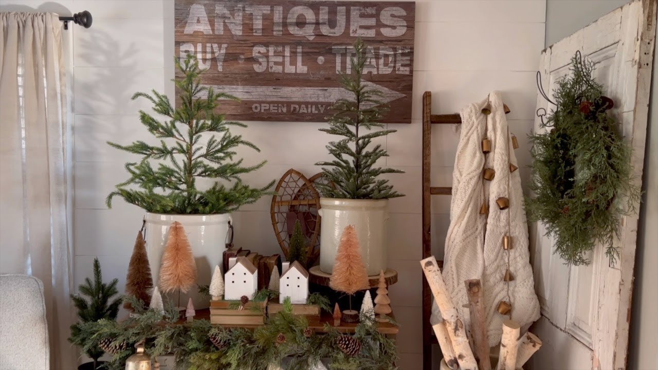 Christmas Home Tour : Vintage Farmhouse Inspiration for the Christmas Season! * Music Only