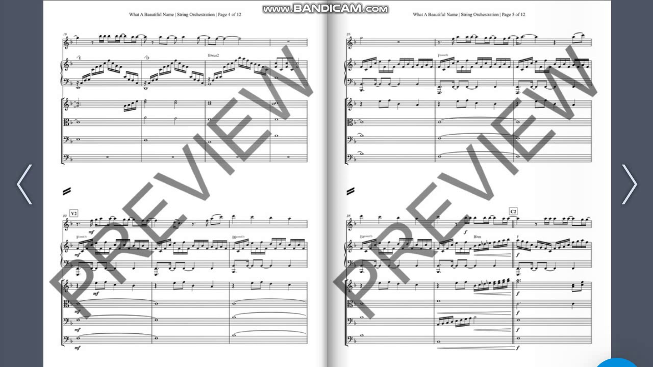 What A Beautiful Name (String Accompaniment) [Sheet Music]