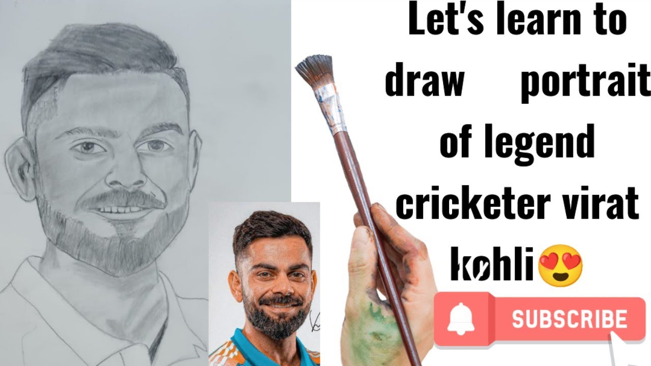 How to draw the sketch of virat kohli 😍steb by step tutorial#tutorial#art#viratkohli#trending