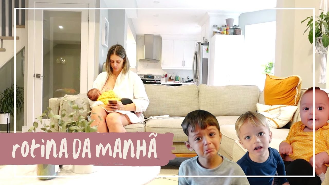 nossa rotina da manhã com 3 filhos & o dia não saiu como eu imaginava!