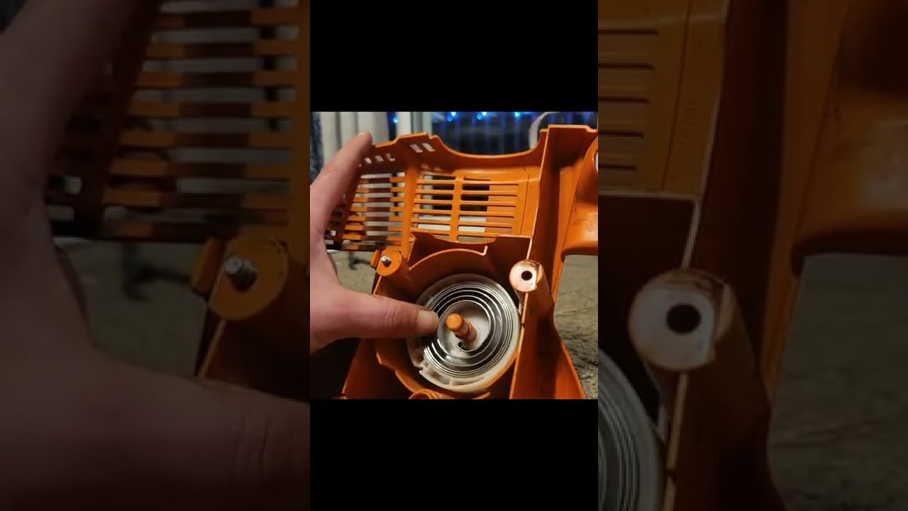 Recoil Spring Replacement on Stihl Weed Eater FS 40C