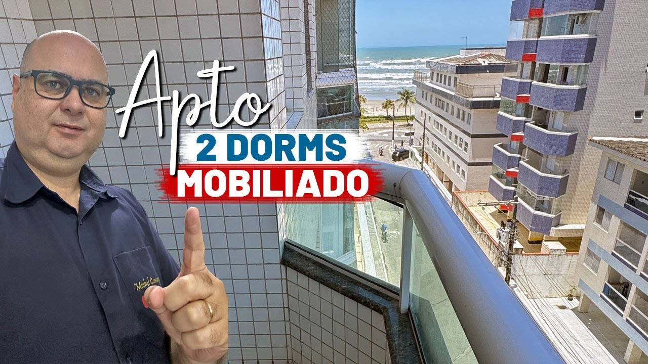 [Vendido] DSL195 🌊 Vista Mar Apto 2 dormitórios na Vila Caiçara em Praia Grande SP.@MichelCamargo