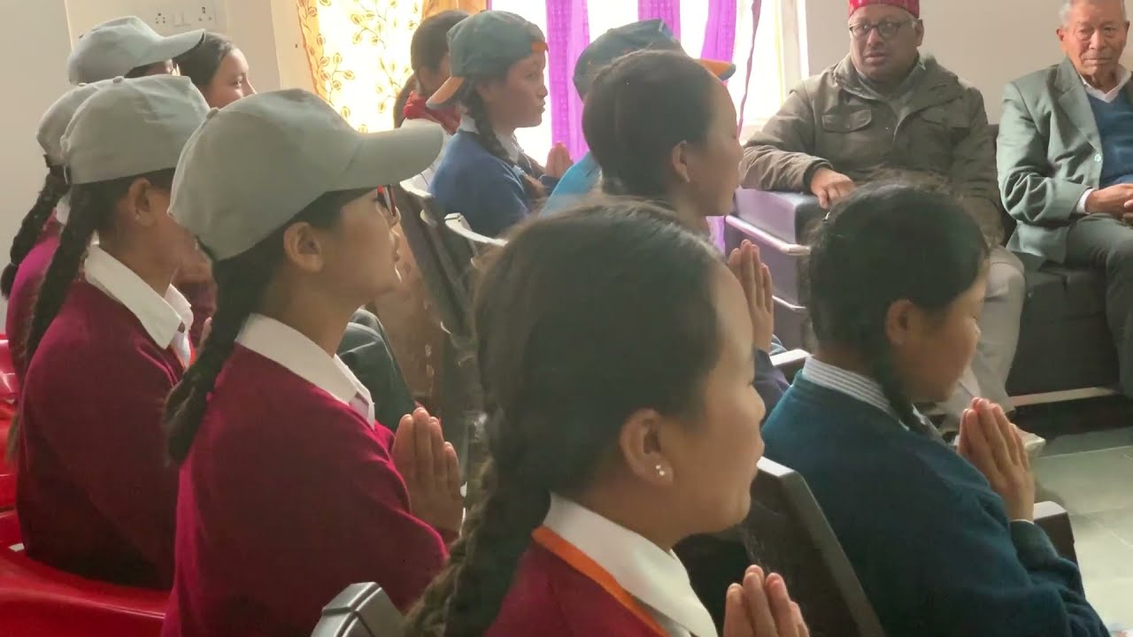 Gangloma Prayer by young innovators of Sindhu Shiksha Abhiyaan