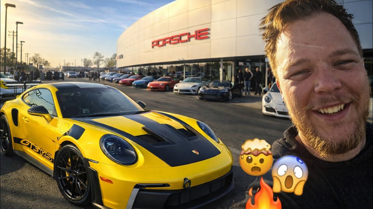 Безумная встреча владельцев Porsche в Hendrick Porsche Charlotte! GT3 RS и M3!!! Субботняя автомо...