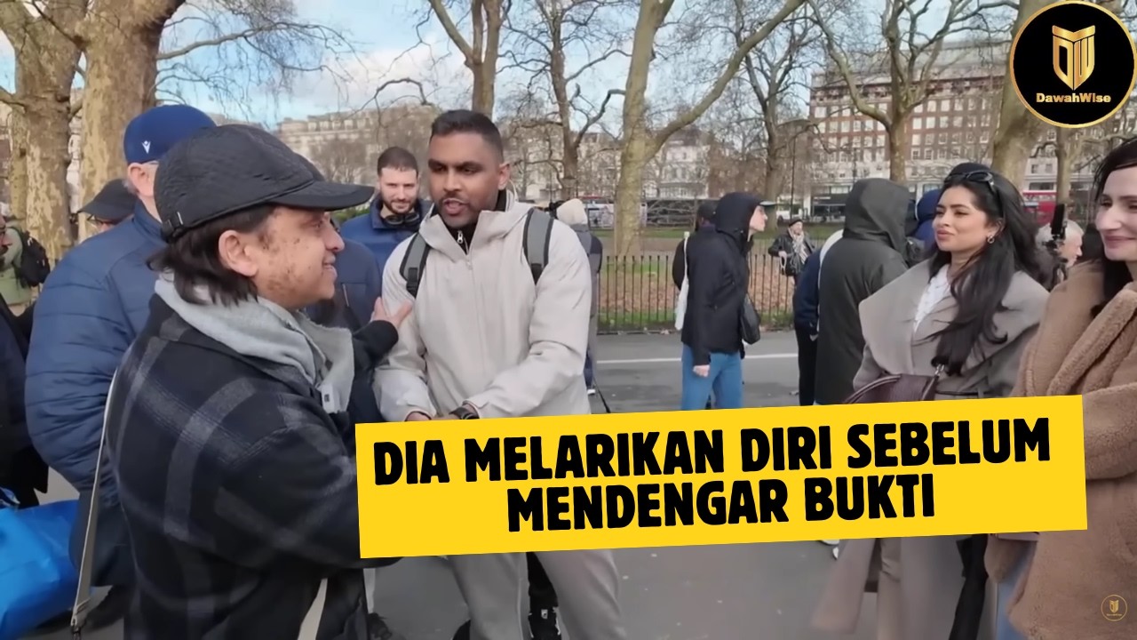 Taktik Pukul dan Lari! Christian Melarikan Diri dari Bukti | Speakers' Corner | Hyde Park