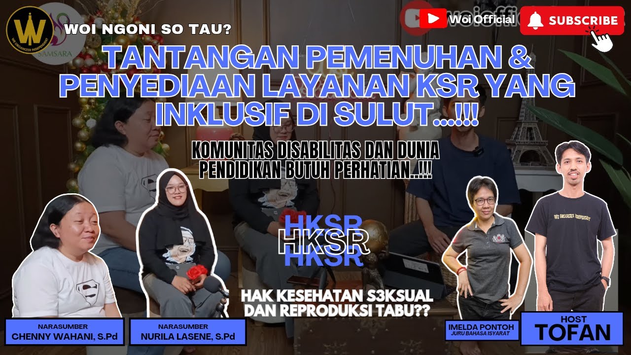 Kesehatan S3ksual dan Reproduksi Tabu⁉️ Disabilitas dan Dunia Pendidikan Perlu Perhatian #1