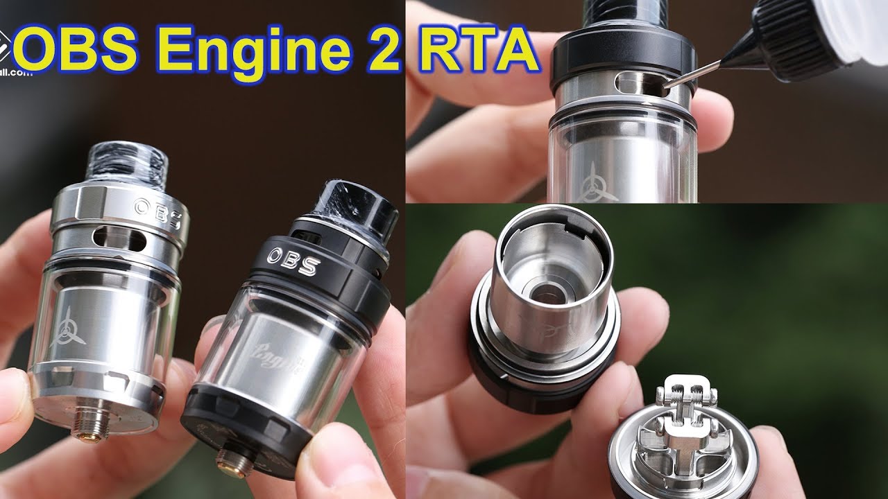 Easy Fill Vape Tank  Ever | OBS Engine 2 RTA | What a nice top airflow RTA it is |  Elegomall.com