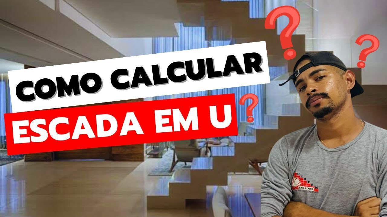 Como calcular escada em U