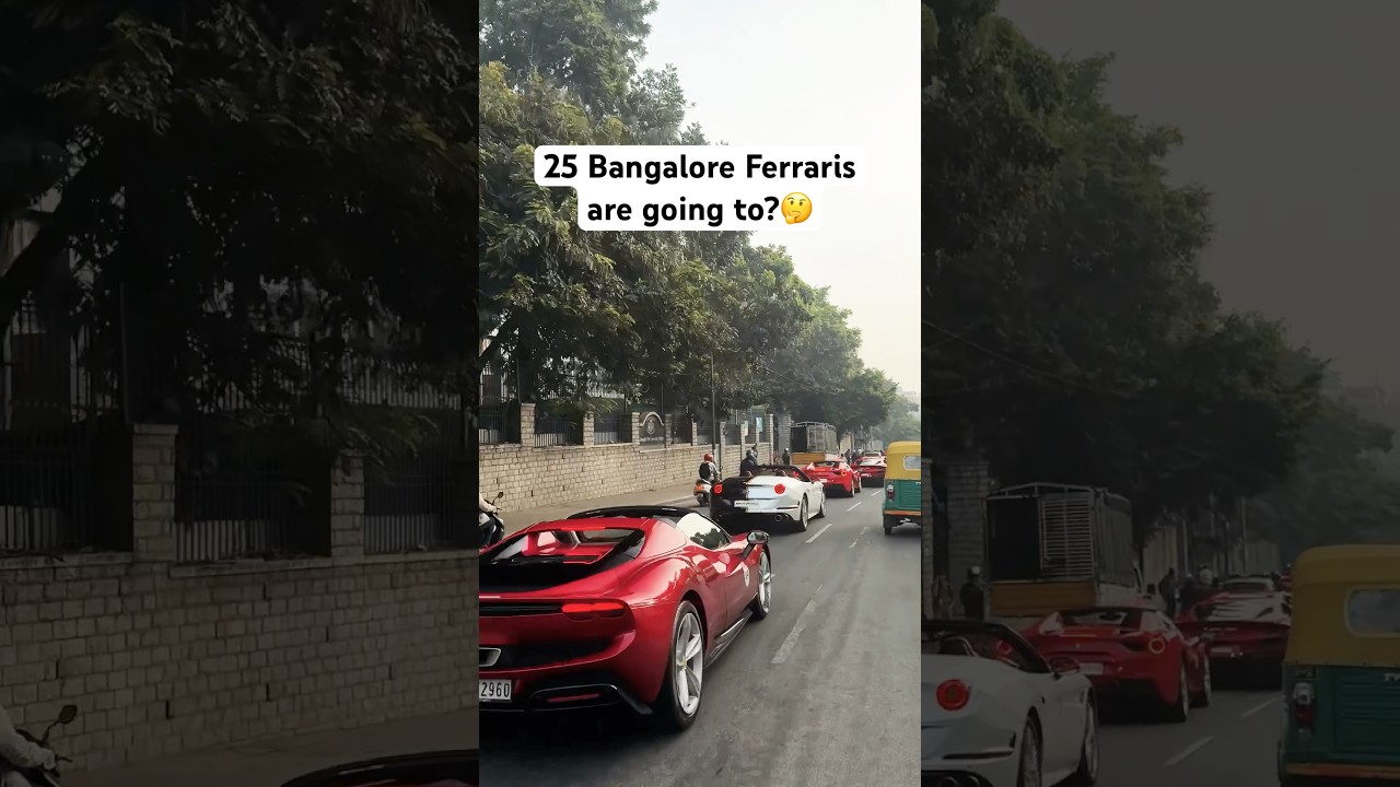 Cars worth Rs: 150cr+ in Bangalore! 