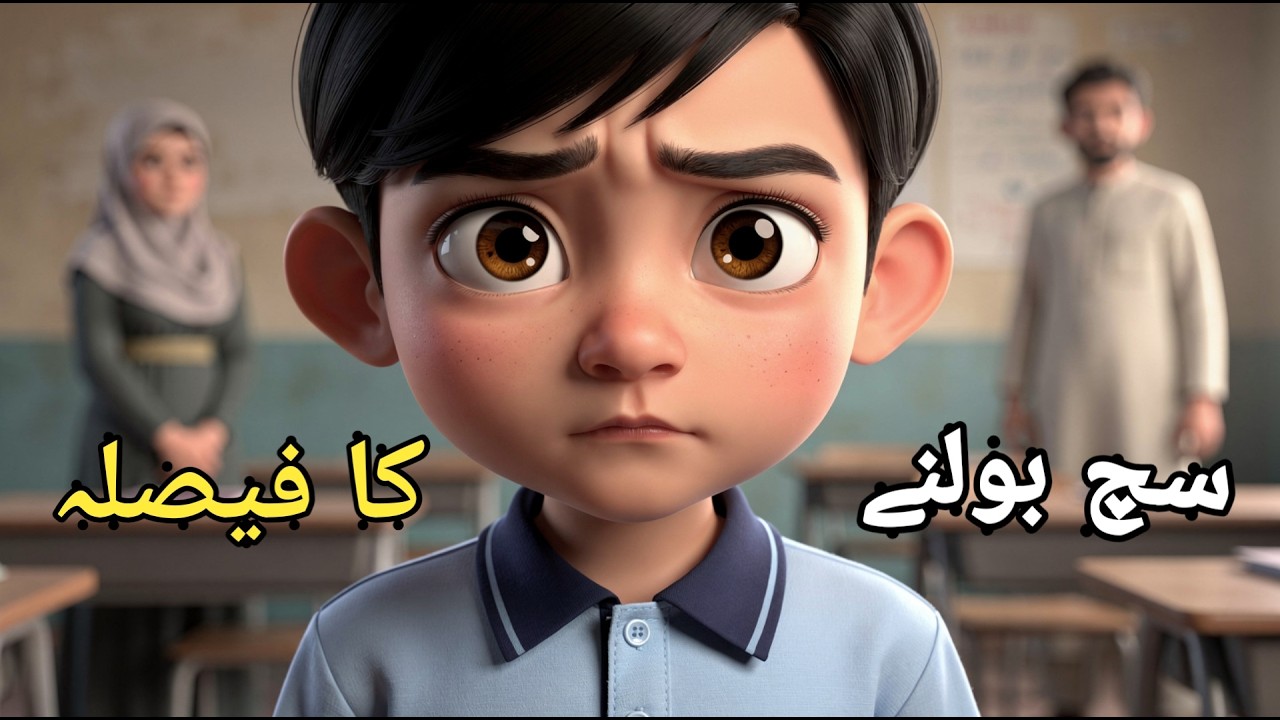 سچ بولنے کا فیصلہ | ایک خاموش غلطی اور دل بدل دینے والی کہانی #iscartoon