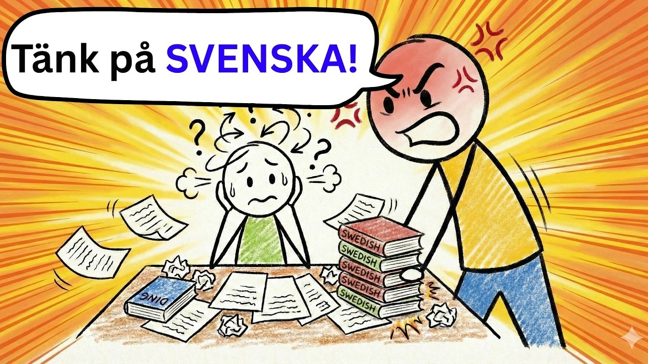 Sluta översätta i huvudet! 🚫 (Så här börjar du TÄNKA på svenska)