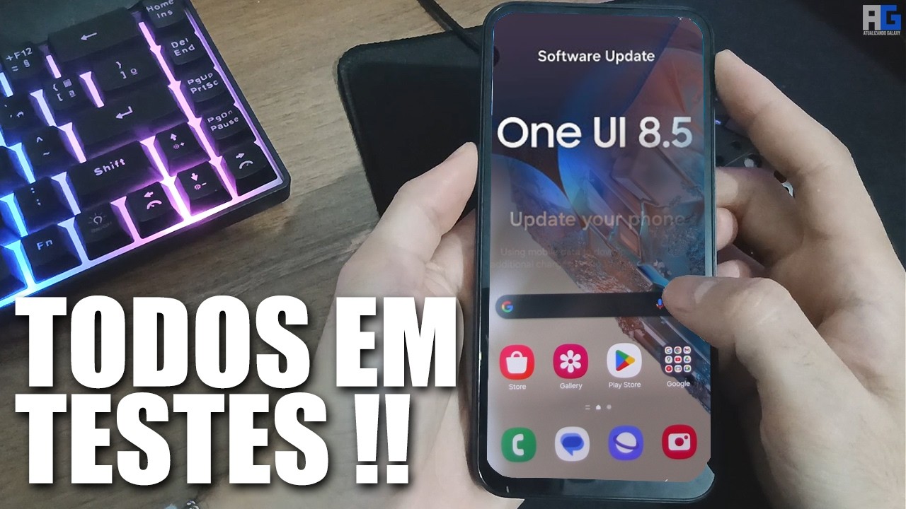 LISTA COMPLETA dos GALAXY TESTANDO a ONE UI 8.5