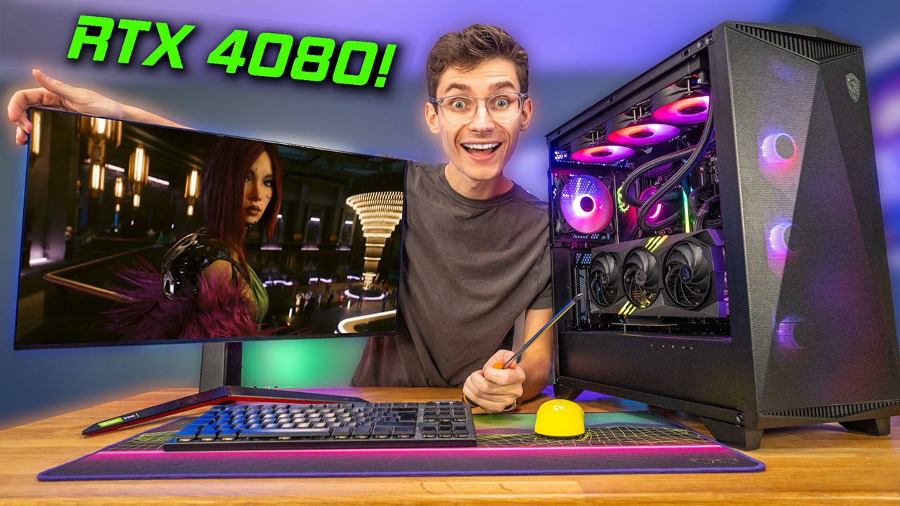 НЕВЕРОЯТНАЯ сборка игрового ПК на базе RTX 4080! 😲 Ryzen 9 7900 с игровыми тестами | РЕКЛАМА
