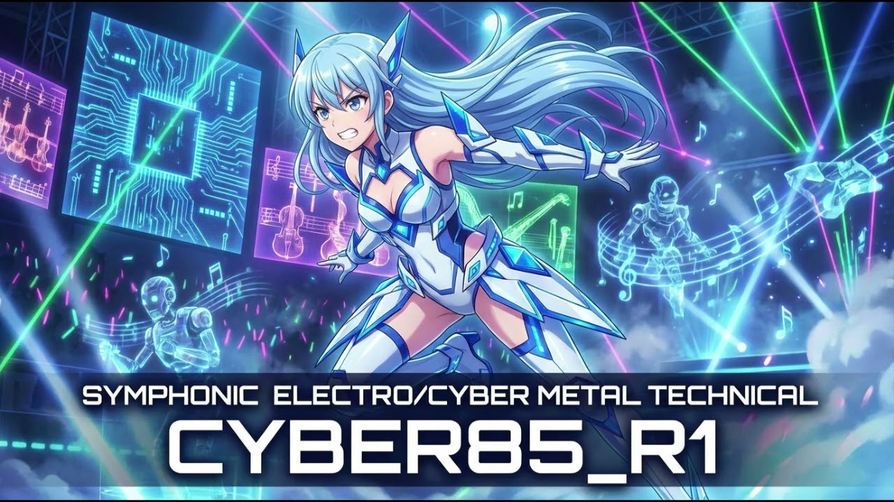 TUNEEvsSUNO　cyber85_r1　technical electronic remix of Cyber-Symphonic Metal,