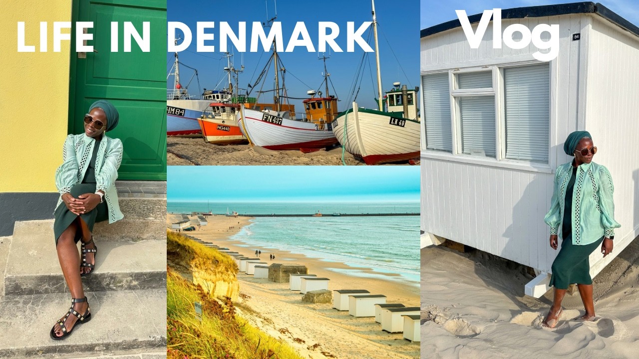 Life in Denmark 🇩🇰Vlog| Cozy 🍵 and Relaxed Weekend getaway| A 10km Sandy 🏖️ Beach + war Bunkers