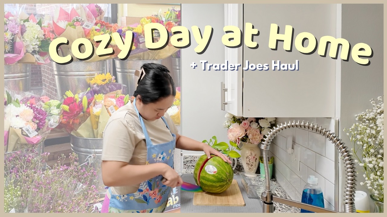 Trader Joe’s Haul + A Chill Day at Home 🇺🇸 | Filipino Family Life in the USA • JoyOfMia