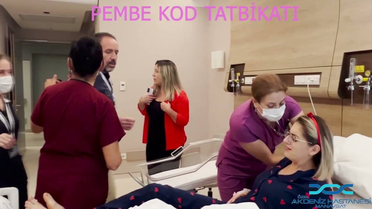 ÖZEL AKDENİZ HASTANESİ PEMBE KOD TATBİKATI