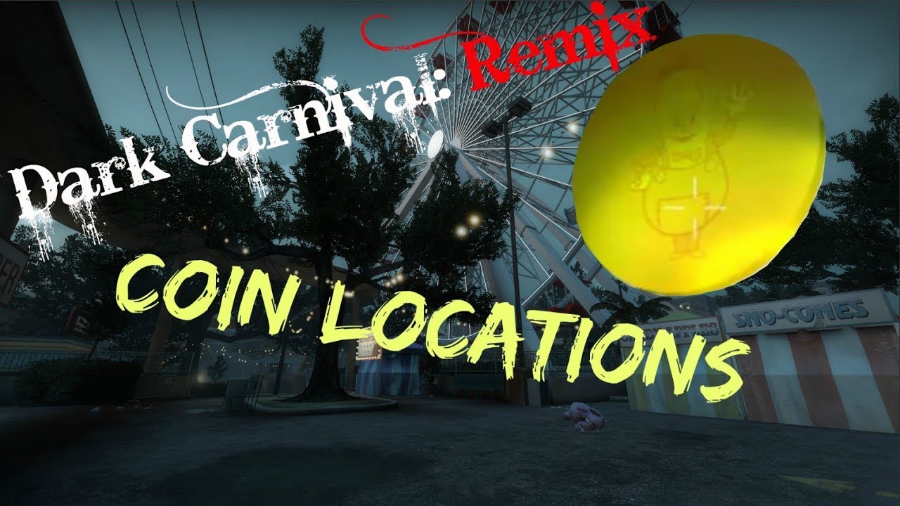 Dark Carnival: Remix - Coin locations
