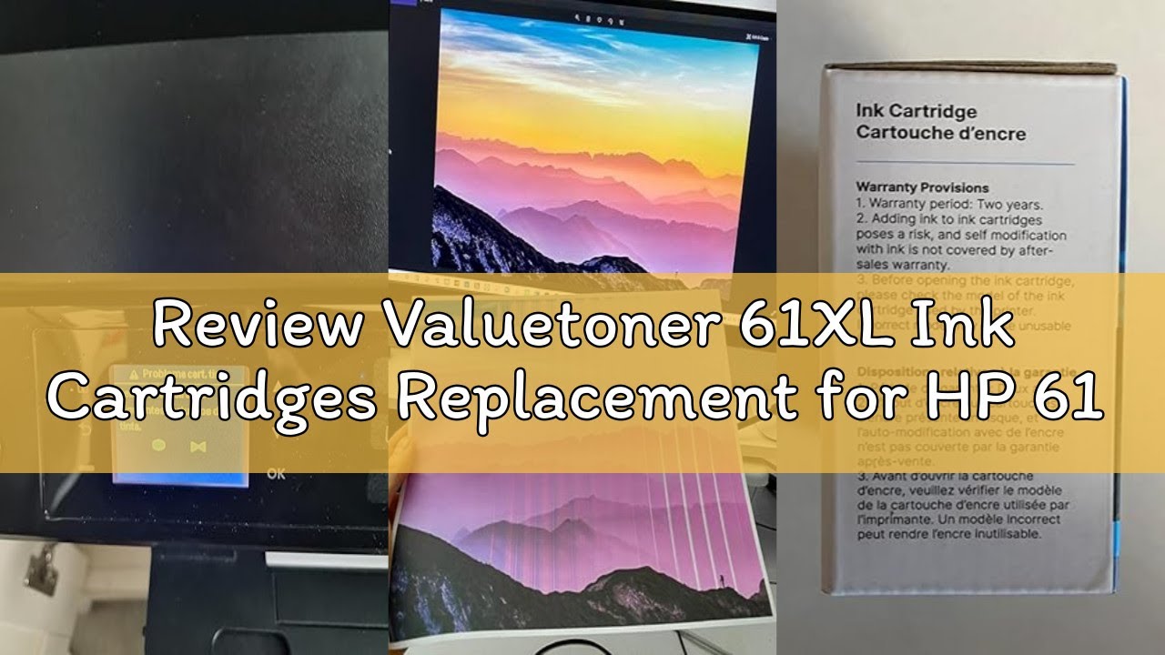 Review Valuetoner 61XL Ink Cartridges Replacement for HP 61 Ink Cartridge Combo Pack 61XL Works with