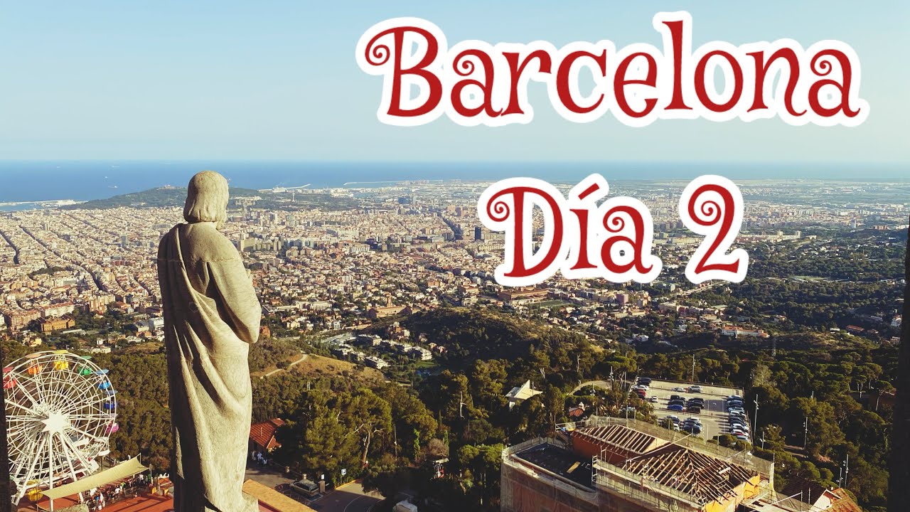 BARCELONA EN 3 DÍAS 🇪🇸 DÍA 2 💛❤️💛❤️💛 LA RUTA PERFECTA (MONTJUIC-PARK GÜELL-TIBIDABO)
