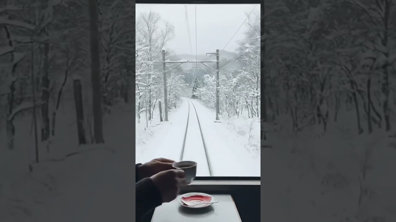 Хотите попробовать кофе в этом поезде в Японии 🇯🇵? 