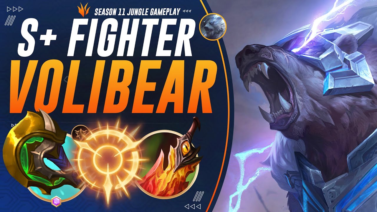 VOLIBEAR JUNGLE: Become A S+ FIGHTER By Being SELFISH! | Season 11 Jungle Guide & Bad Bear Business