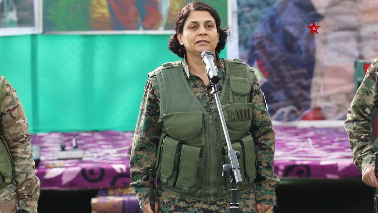 Şervanên YPJ’ê,  9’emîn salvegera damezirandina YPJ’ê bi merasîmeke leşkerî pîroz kirin.