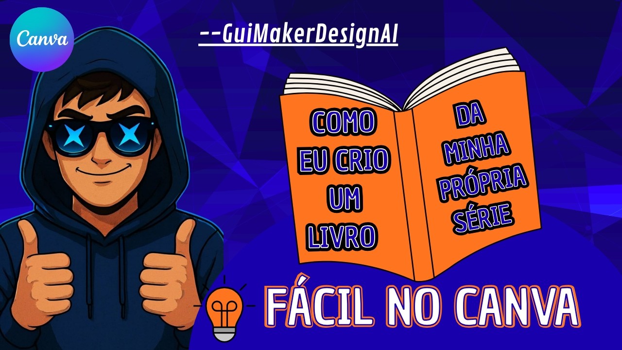 Como eu crio um livro da minha própria série fácil no Canva