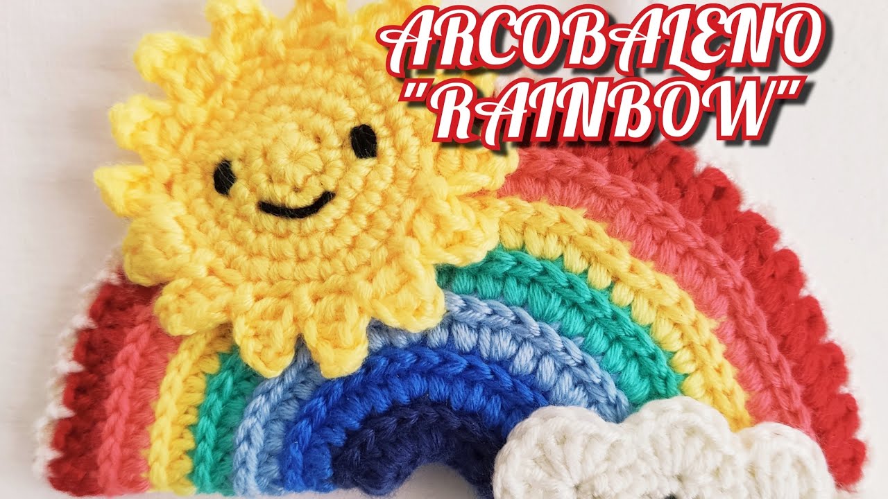 ARCOBALENO A UNCINETTO - RAINBOW CROCHET #forgiocreations #uncinetto #silenttutorial #video
