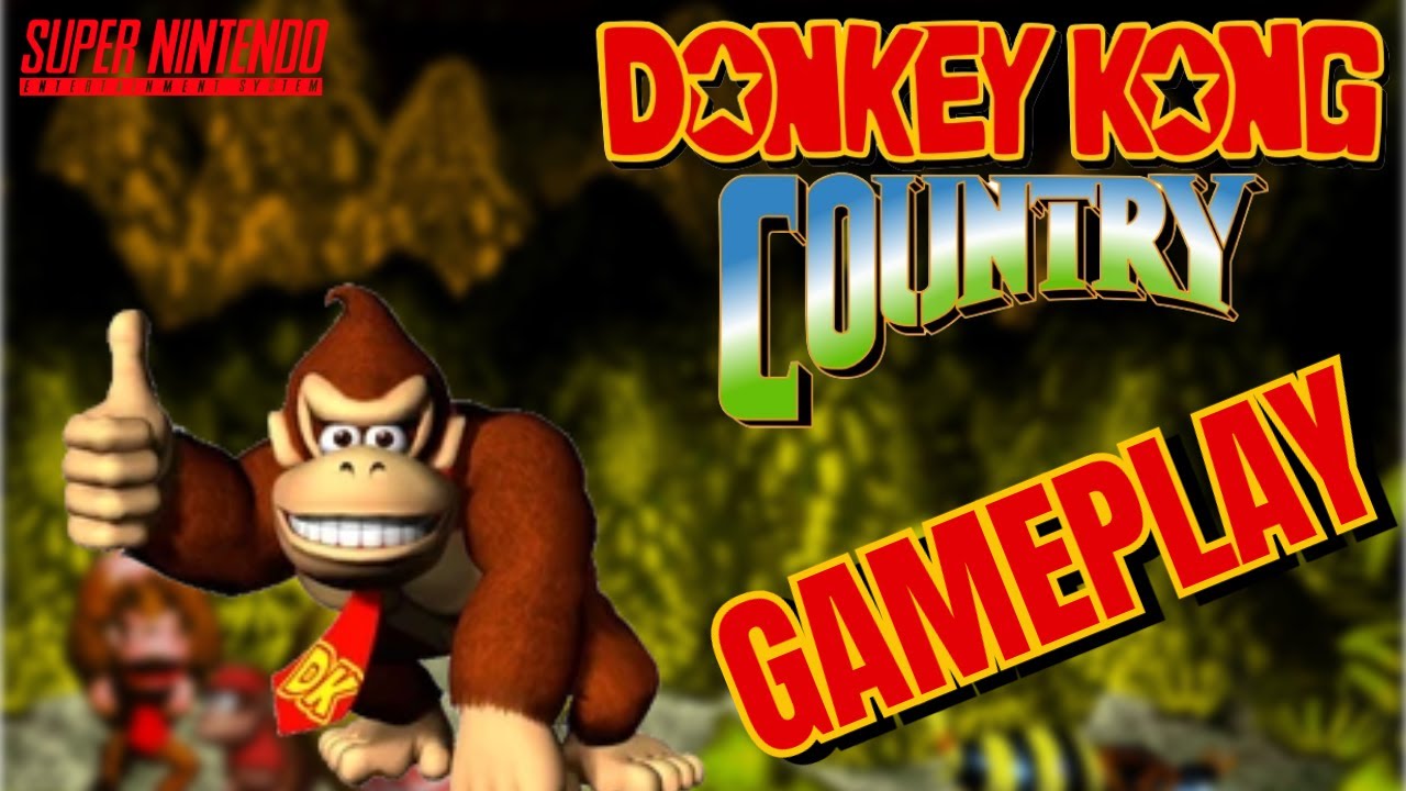 Donkey Kong Country - Super Nintendo Gameplay Completo