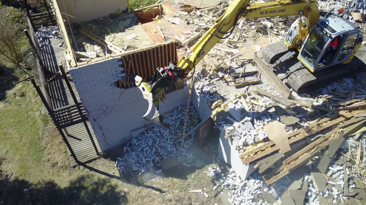 Talon purku Salossa 2017 (House demolition)
