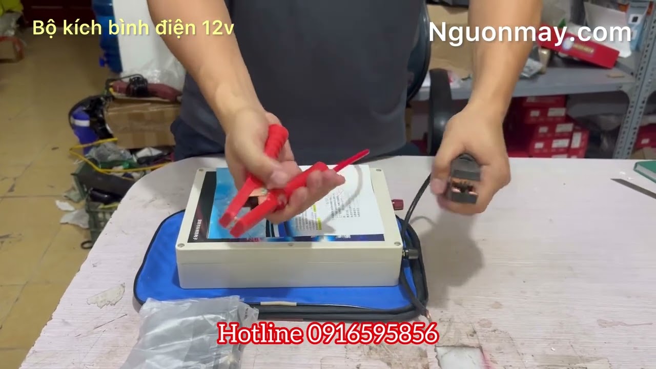 Bộ Kích Bình Đề Nổ Xe Hơi Dùng Điện 12v  60000mAH