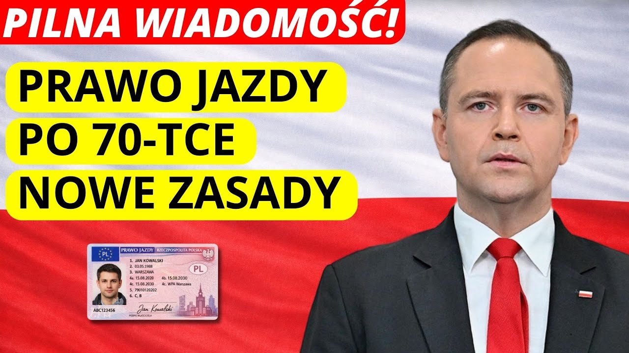 Prawo jazdy po 70‑tce od 2026 – co się naprawdę zmienia?!