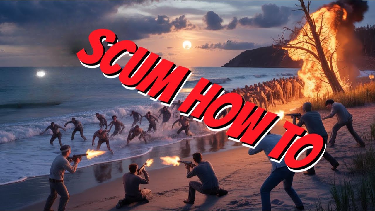 Scum 1.0 HOW TO use controller to play pc best setup fast and easy!