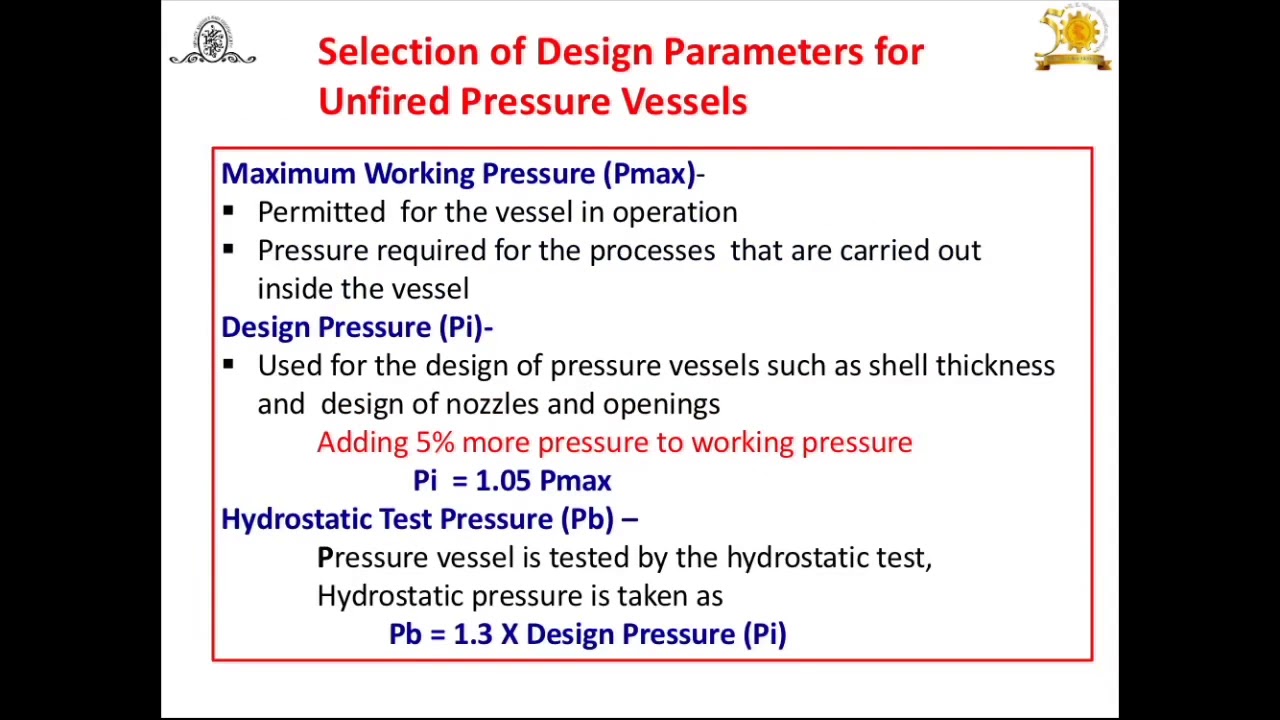 Design of Pressure Vessel (Unfired):Part-1