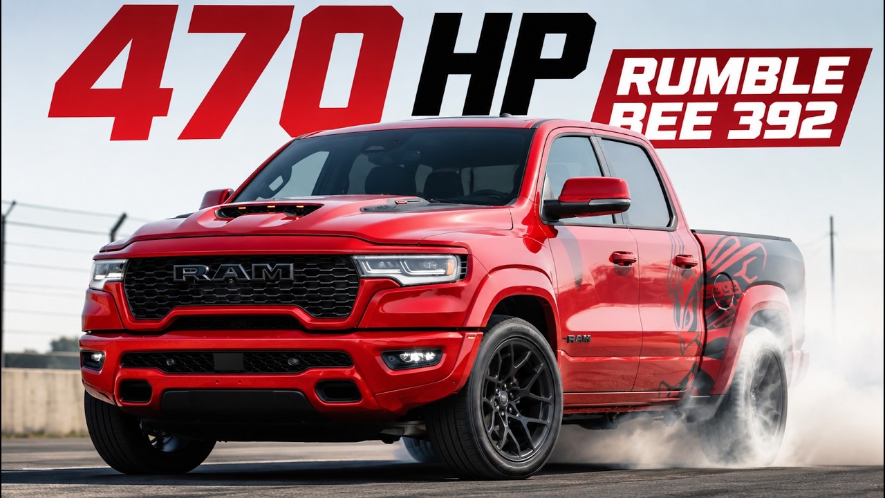 Ram 1500 Rumble Bee 392 2027 года возвращает настоящие маслкары.