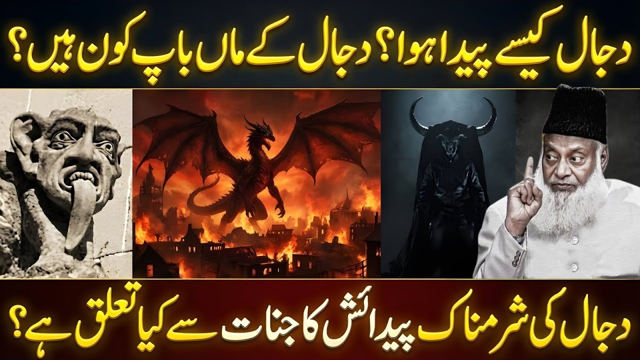 Dajjal Ksy Paida Hua?Maa Baap Kon Hain?Dajjal Ki Sharmnak Pedaish Ka Raz or Jinat Ka Taluq|Dr. Israr