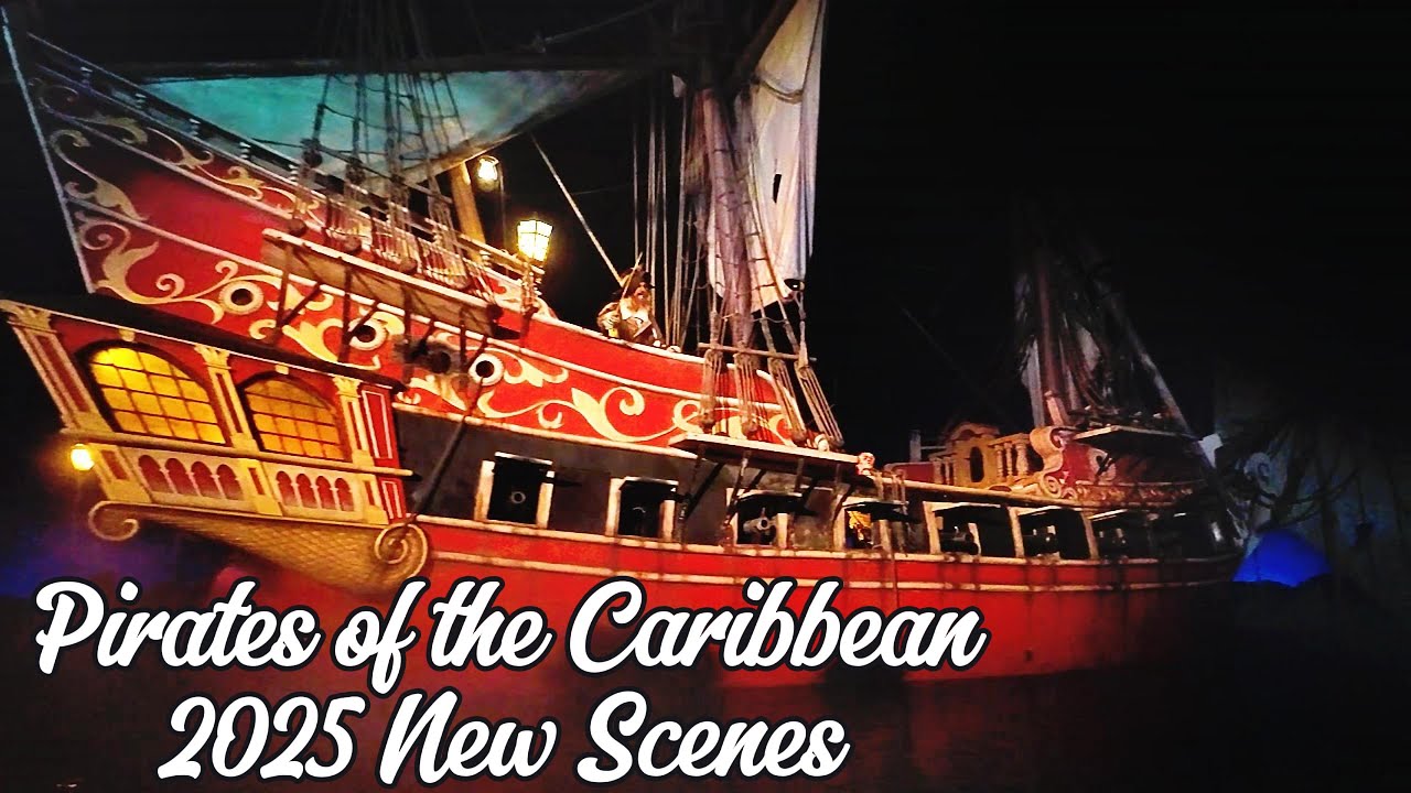 See New Scenes in Disneyland's 2025 Pirates of the Caribbean Ride 4K