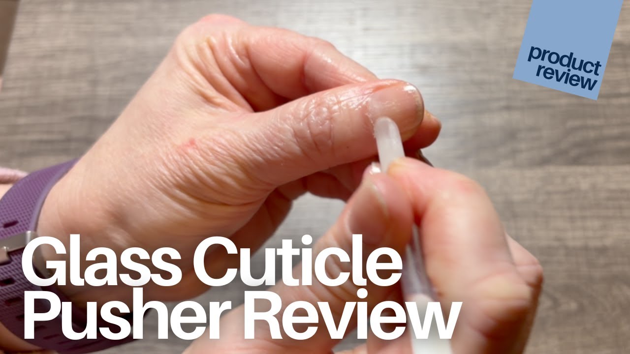 BONA FIDE BEAUTY Glass Cuticle Pusher Review | Dual-Ended Manicure Tool for Healthy Nails