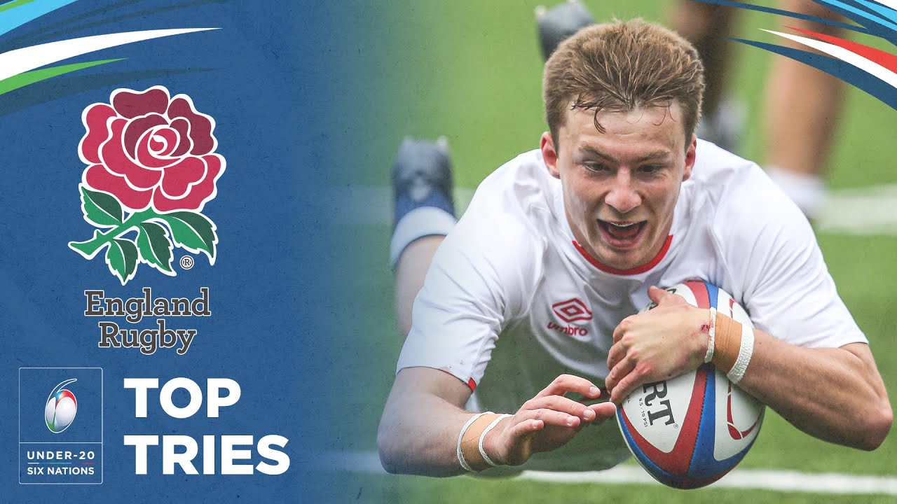 England Rugby - Top Tries! | Bailey, Relton and van Poortvliet | Six Nations Under-20s 2021