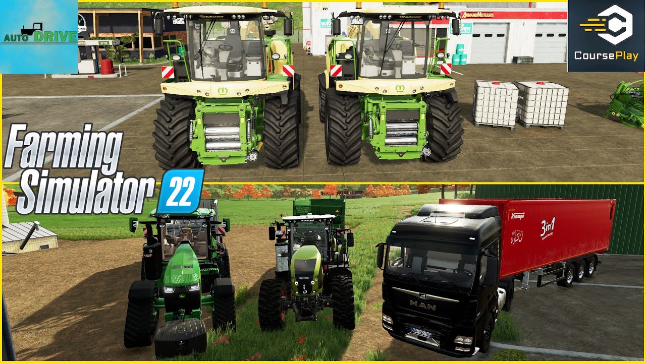 Kukurydzna na kisznke AutoDrive+ Courseplay Farming Simulator 22 #fs22