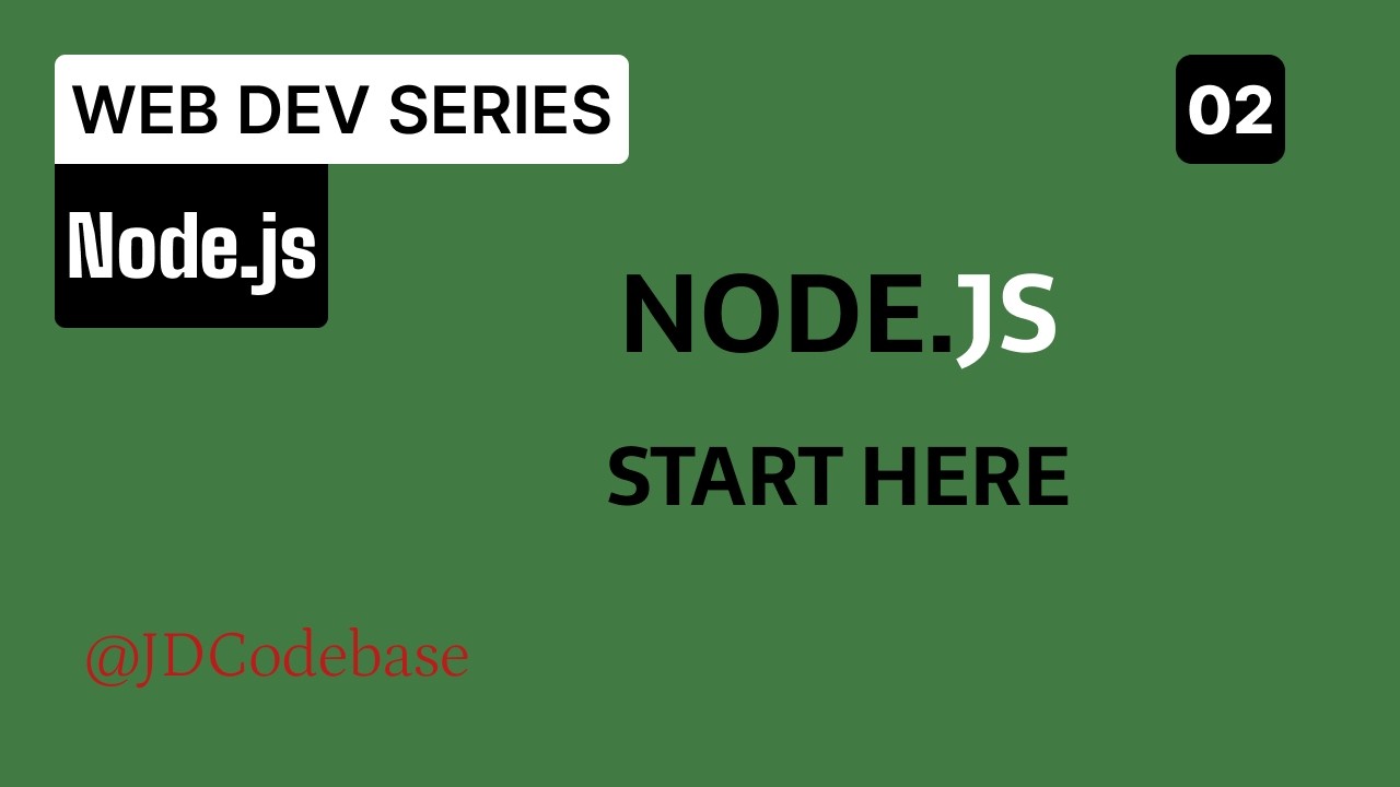 Introduction to Node.js for Beginners | Node Architecture, V8 Engine & First Script