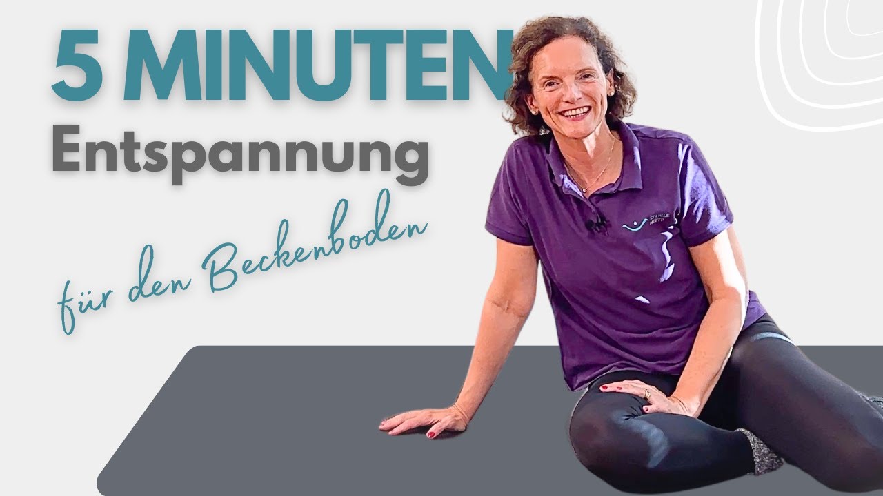 5 Minuten für Ihren Beckenboden:  Die beste Entspannungsübung im Liegen.