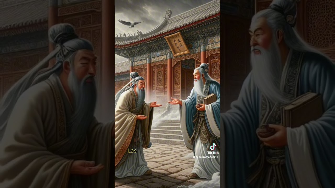 Confucio vs. Lao Tse #historia #laotse #tao #confucio #taoismo #china