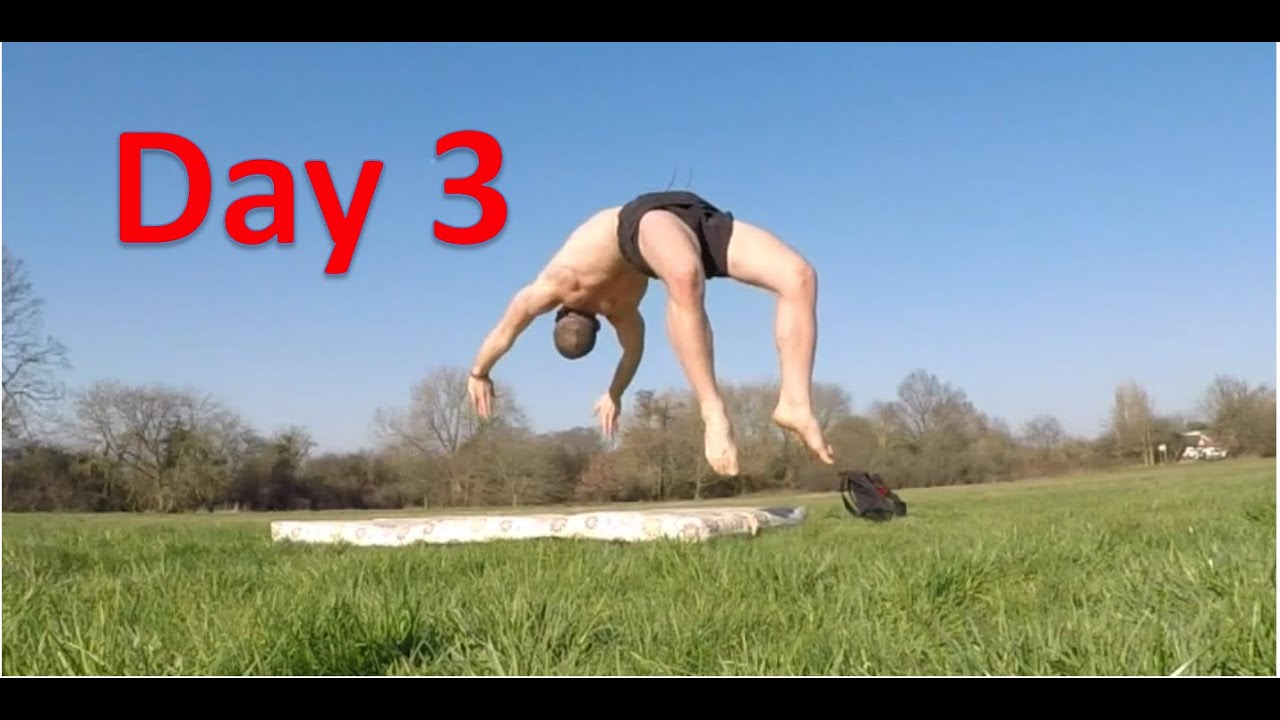 Back Handspring 3 Day Progression
